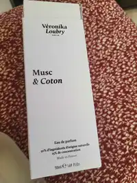 VERONIKA LOUBRY - Musc & coton - Eau de parfum