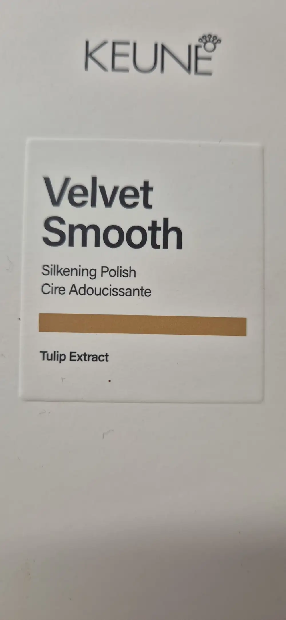 KEUNE - Velvet smooth - Cire adoucissante 