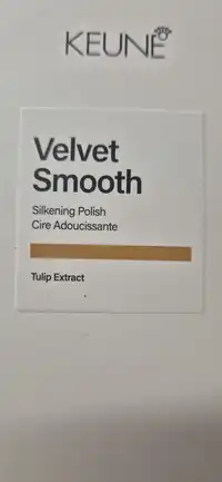 KEUNE - Velvet smooth - Cire adoucissante 