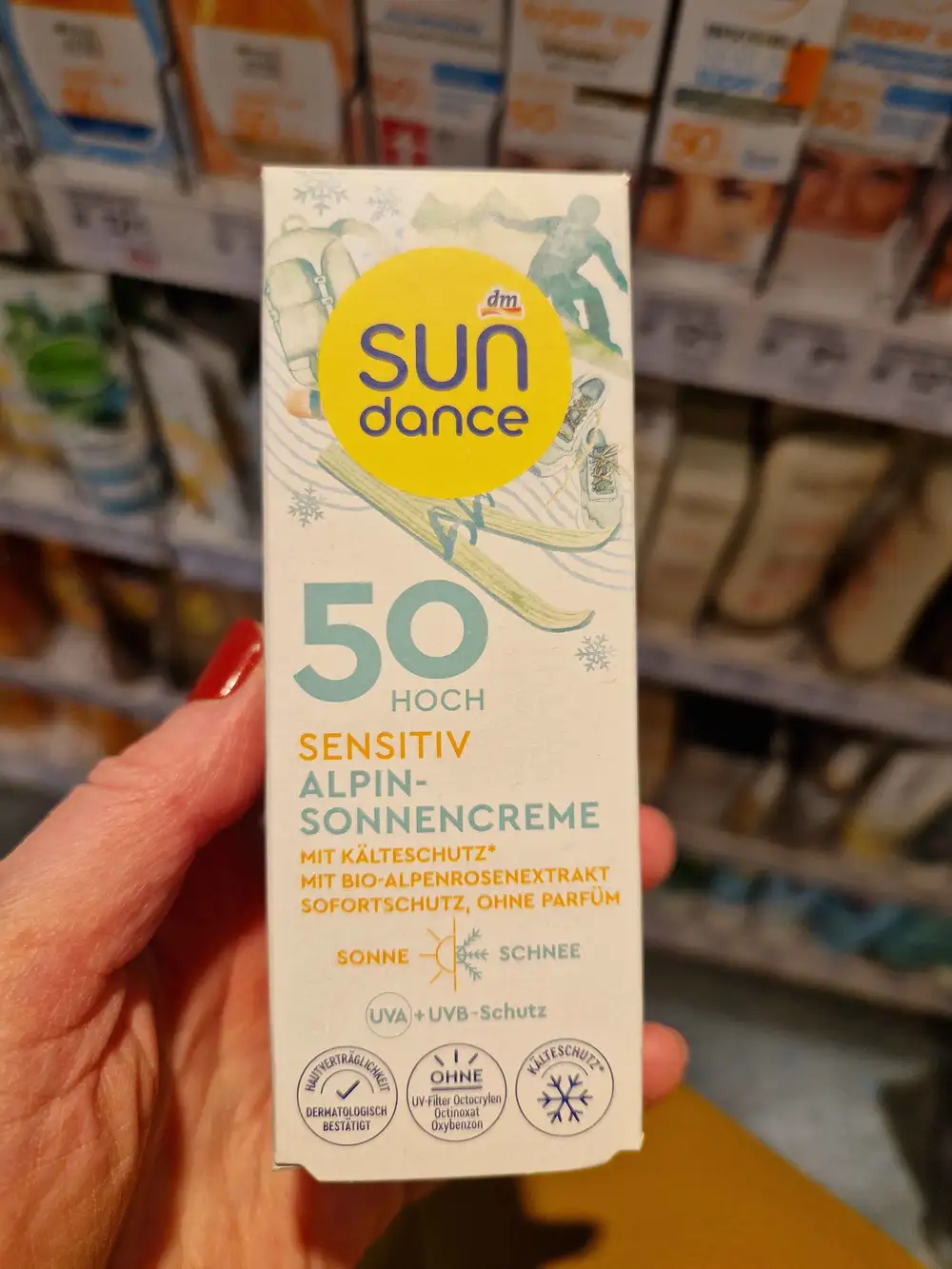 SUNDANCE - Sensitiv alpin sonnencreme 50 hoch