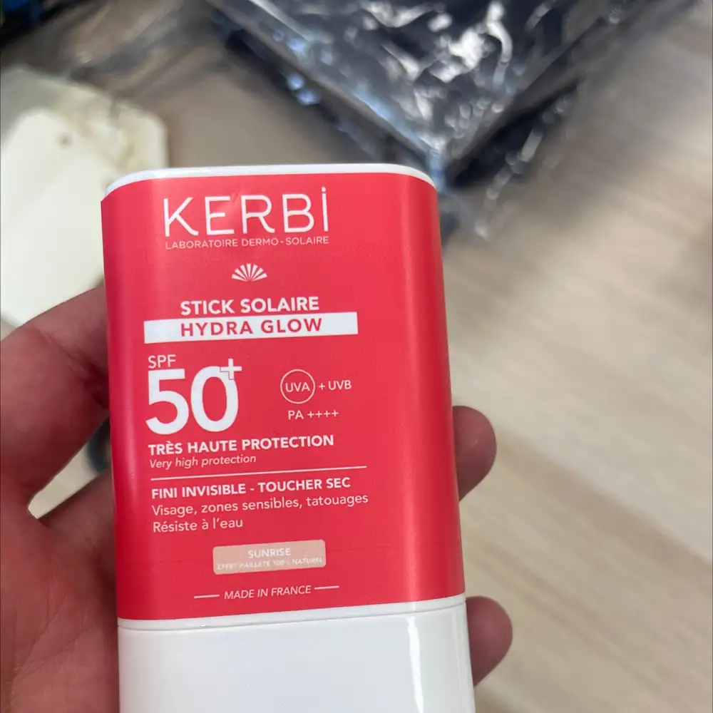 KERBI - Stick solaire très haute protection SPF50+