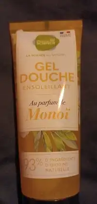 PHARMASCIENCE - Gel douche ensoleillant au parfum de monoï