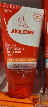 AKILÉINE - Baume reposant pieds fatigués + echauffés