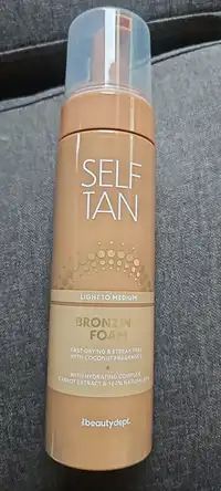 THE BEAUTY DEPT - Self tan - Bronzin foam light to medium