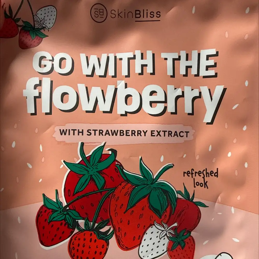 SKINBLISS - Go with the flowberry - Sheet mask