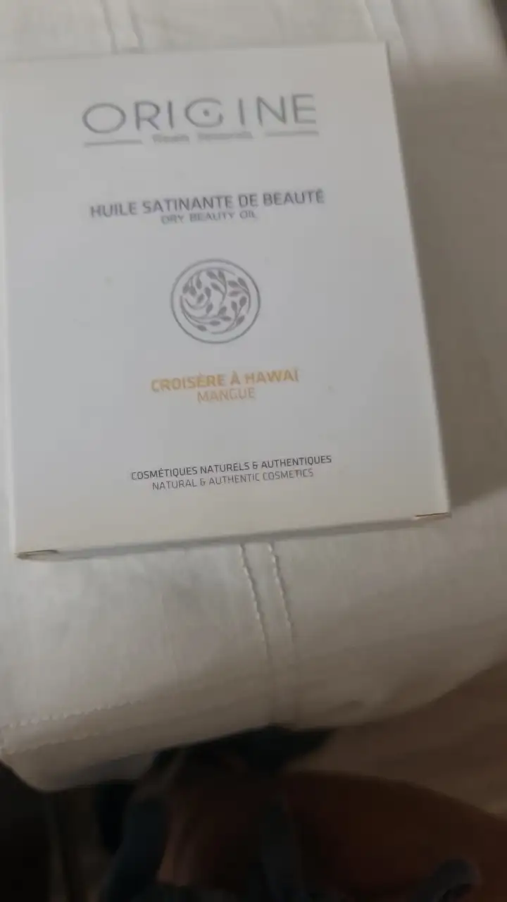 ORIGINE - Croisière a Hawaï - Huile satinante de beauté mangue 