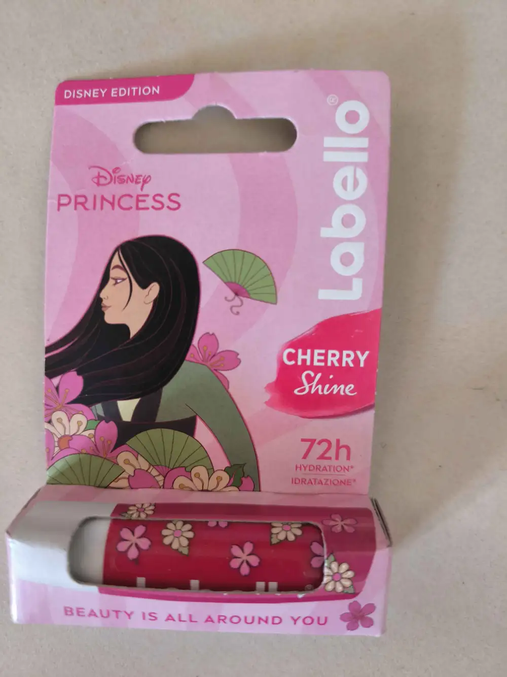 LABELLO - Disney princess - Cherry shine balsamo labbra