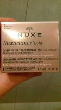 NUXE - Nuxuriance gold - Baume nuit nutri-fortifiant anti-âge