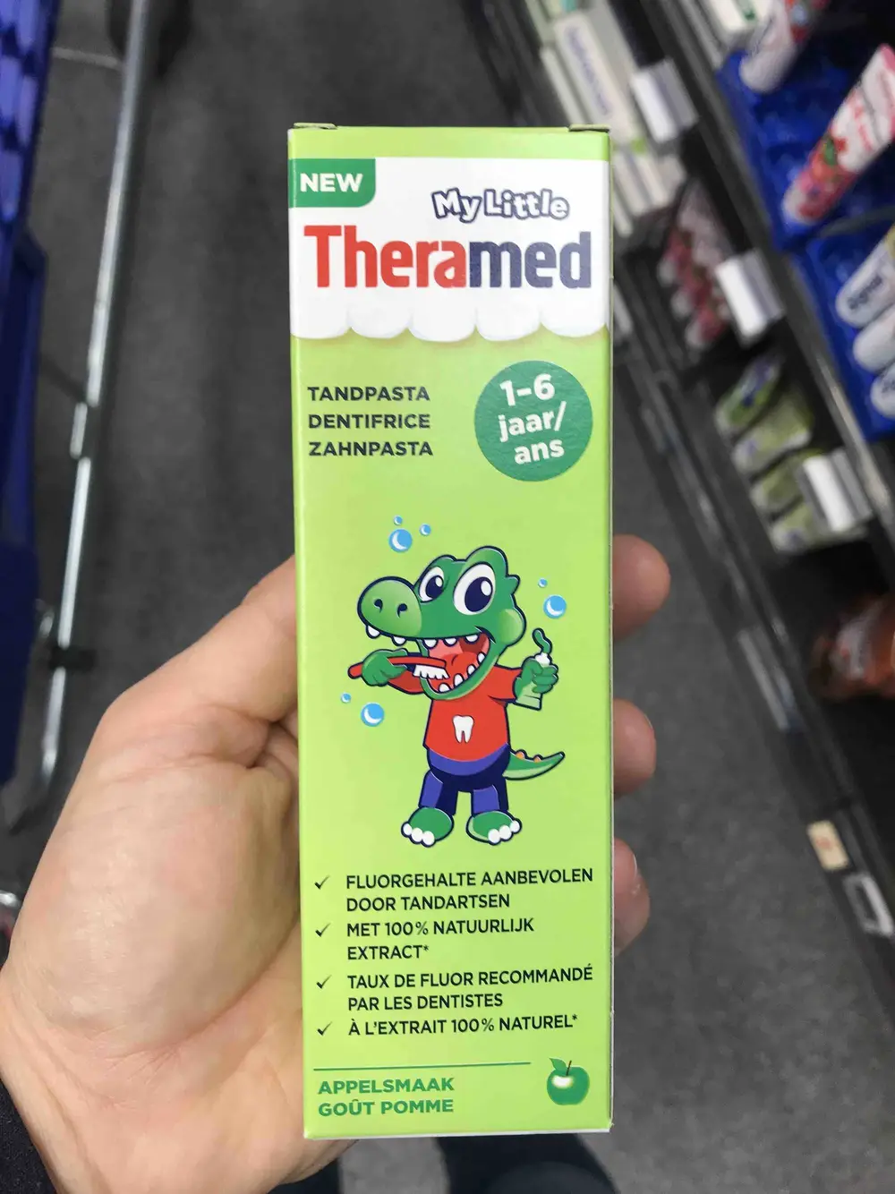 THERAMED - My little - Dentifrice goût pomme 1-6 ans