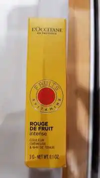 L'OCCITANE - Fruits & vitamine - Rouge de fruit intense