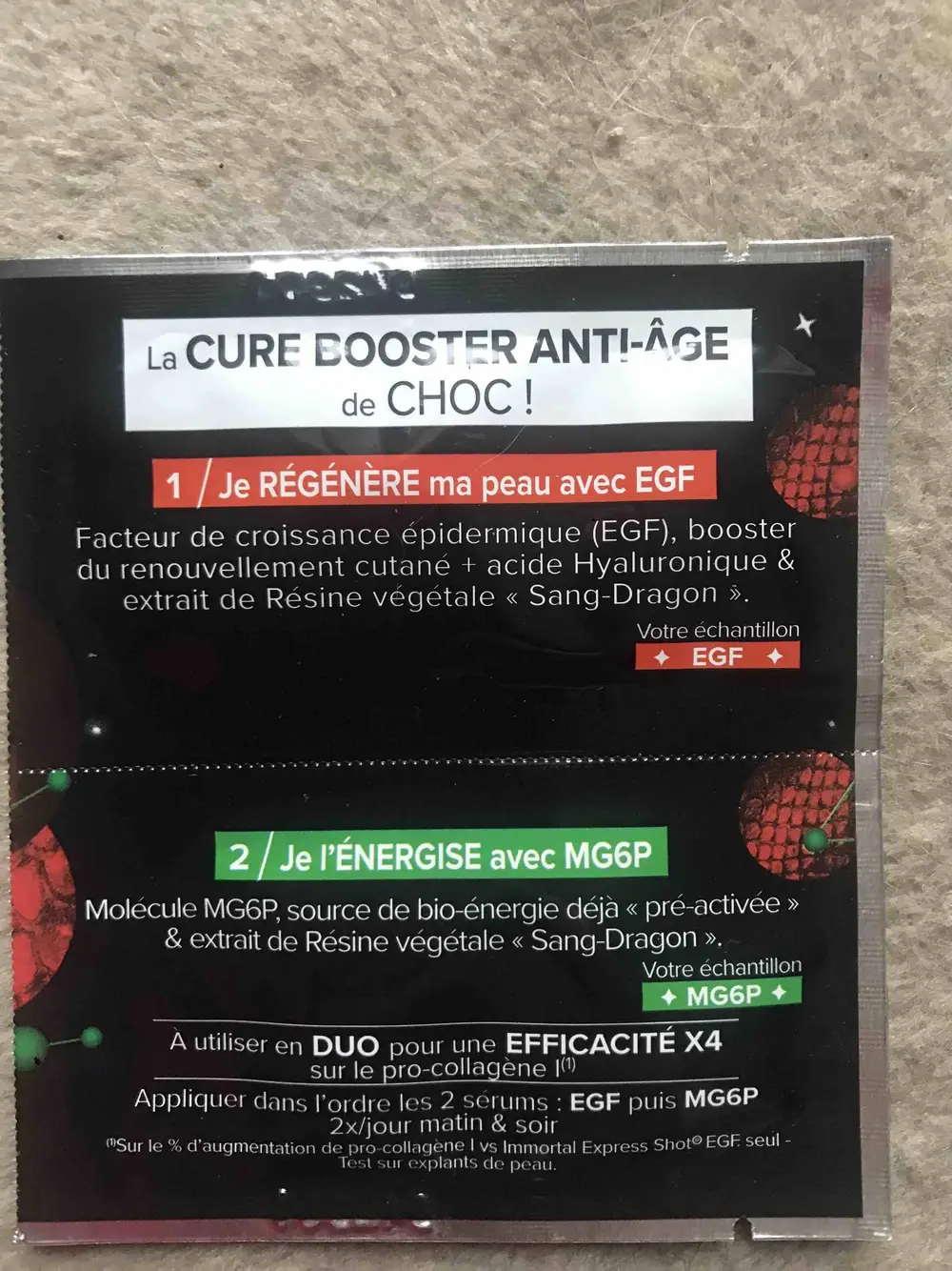 GARANCIA - La Cure booster anti-âge de choc ! - Sérum EGF