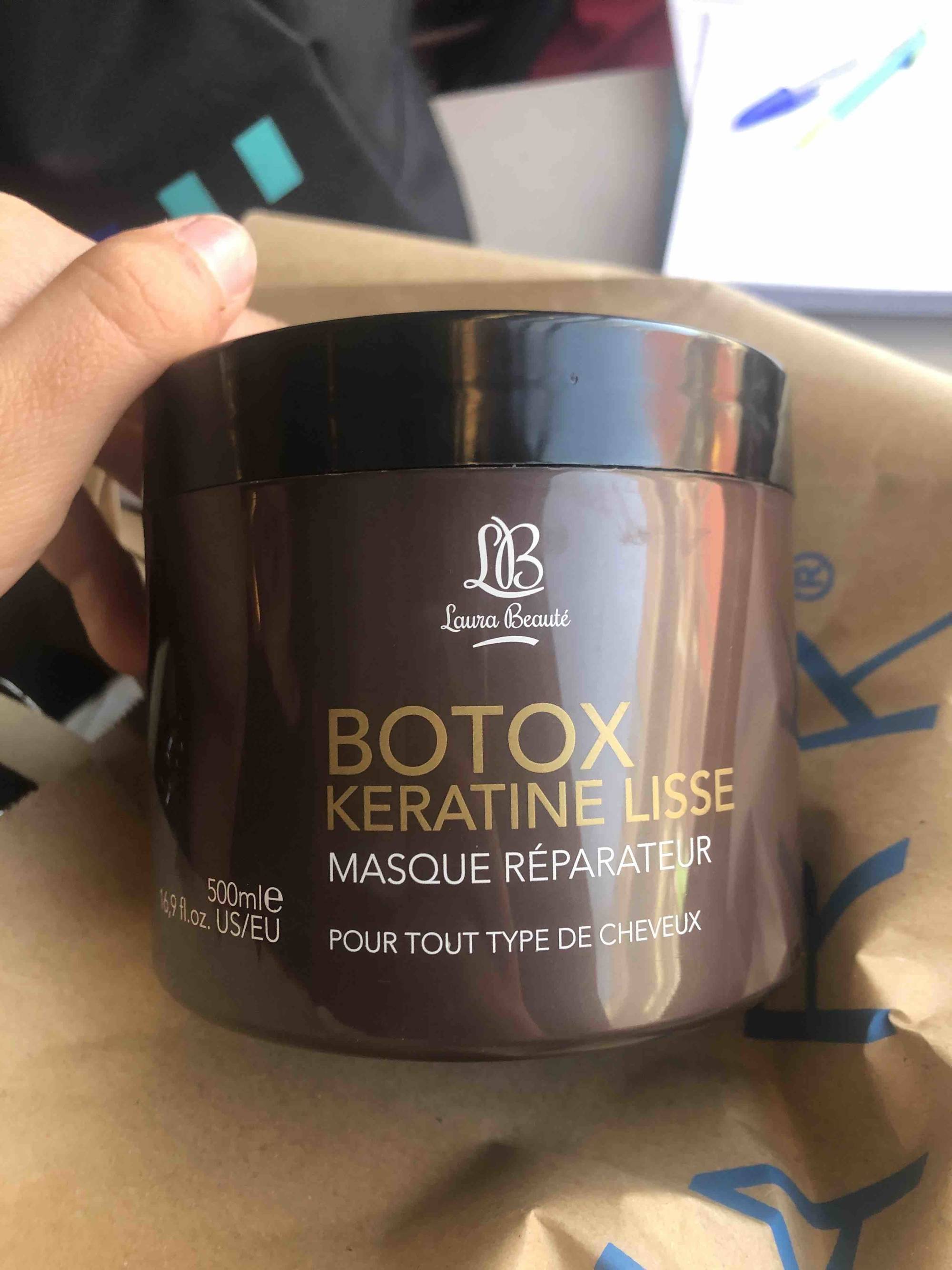 LAURA BEAUTÉ - Botox Kératine lisse - Masque réparateur