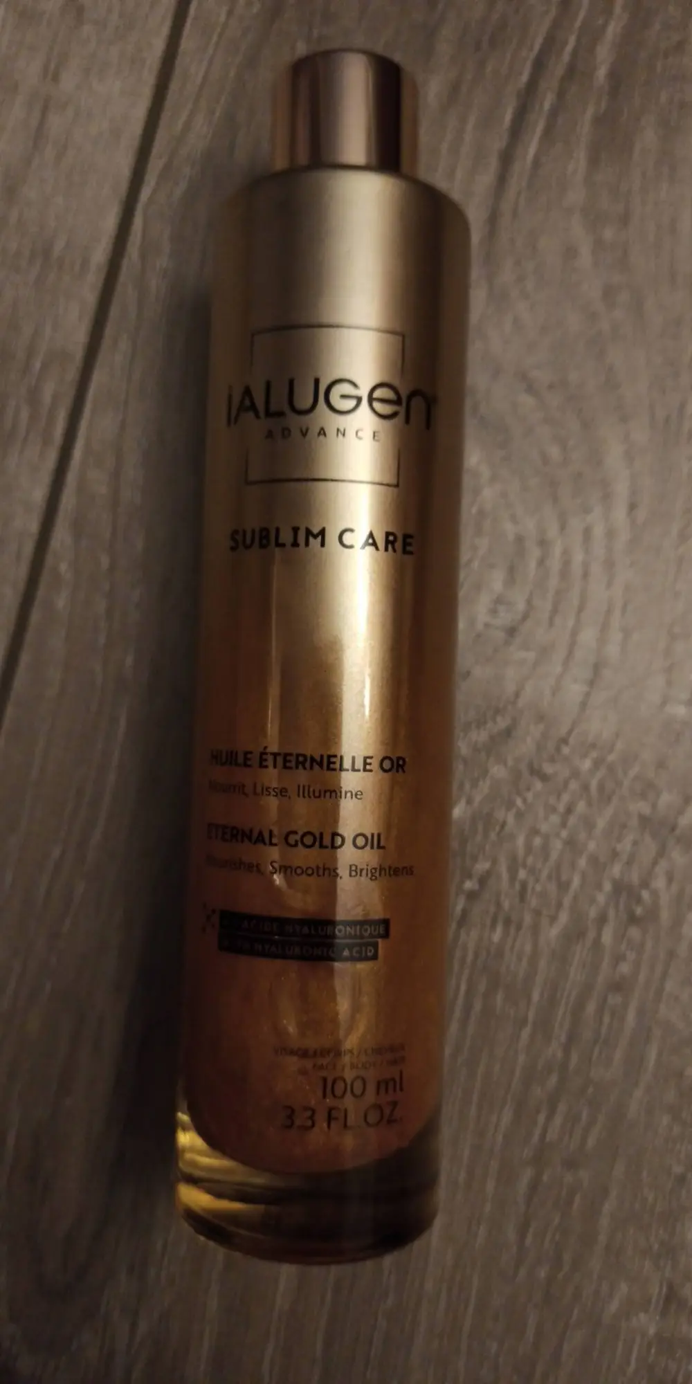 IALUGEN ADVANCE - Sublim care - Huile éternelle or