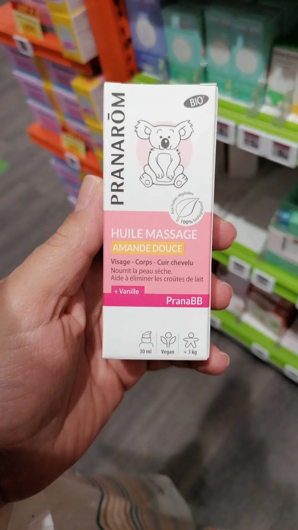 PRANARÔM - Huile de massage amande douce bio