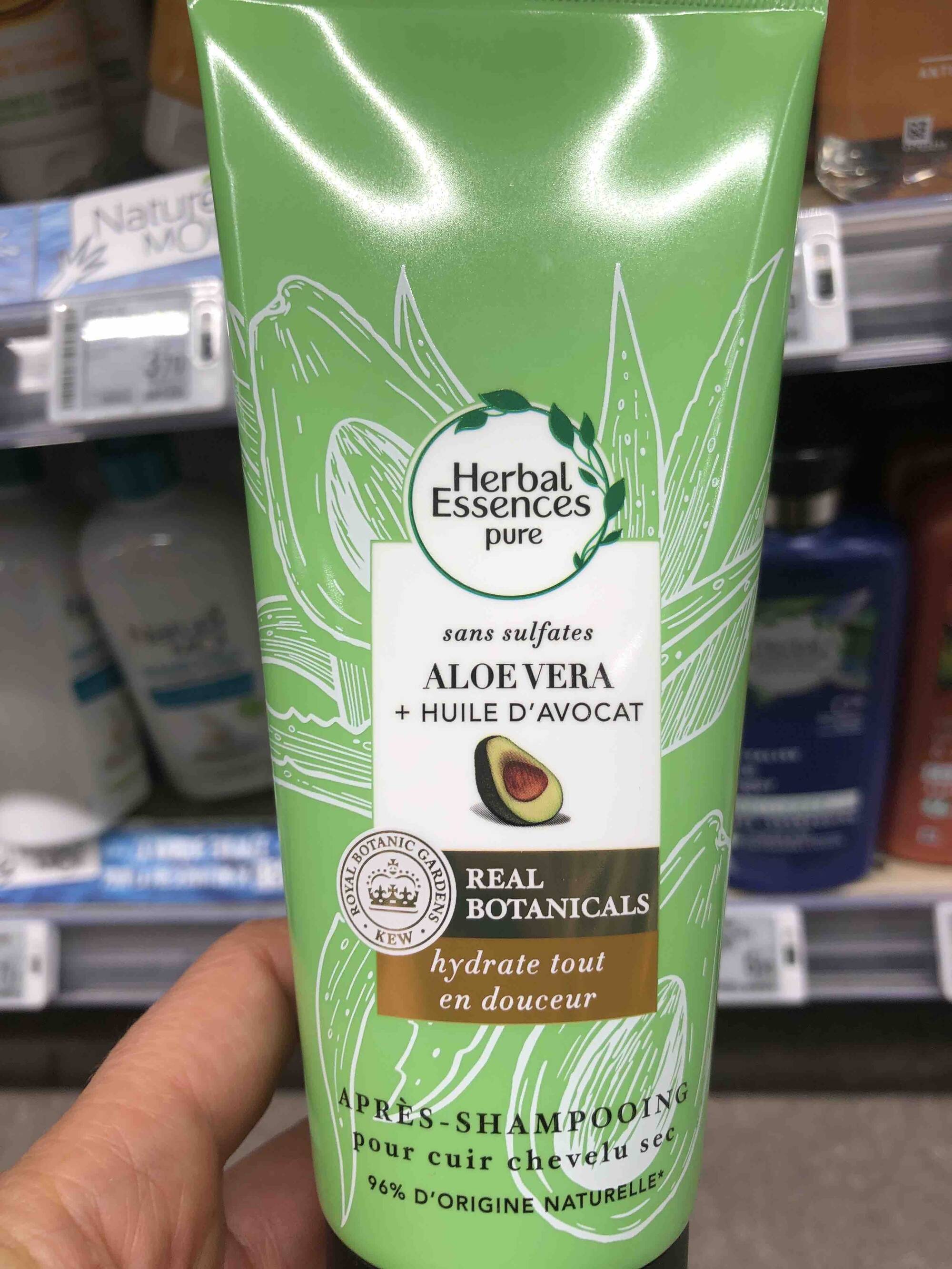 HERBAL ESSENCES - Aloe vera + Huile d'avocat - Après-shampooing