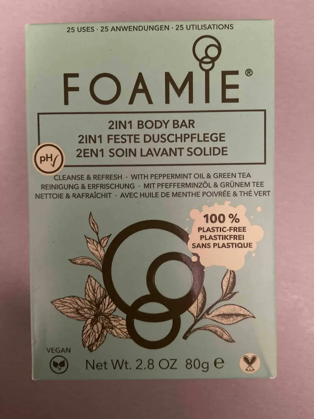 FOAMIE - 2 en 1 soin lavant solide