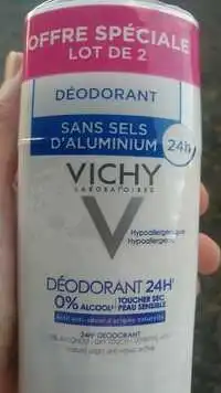 VICHY - Déodorant 24h sans sels d'aluminium