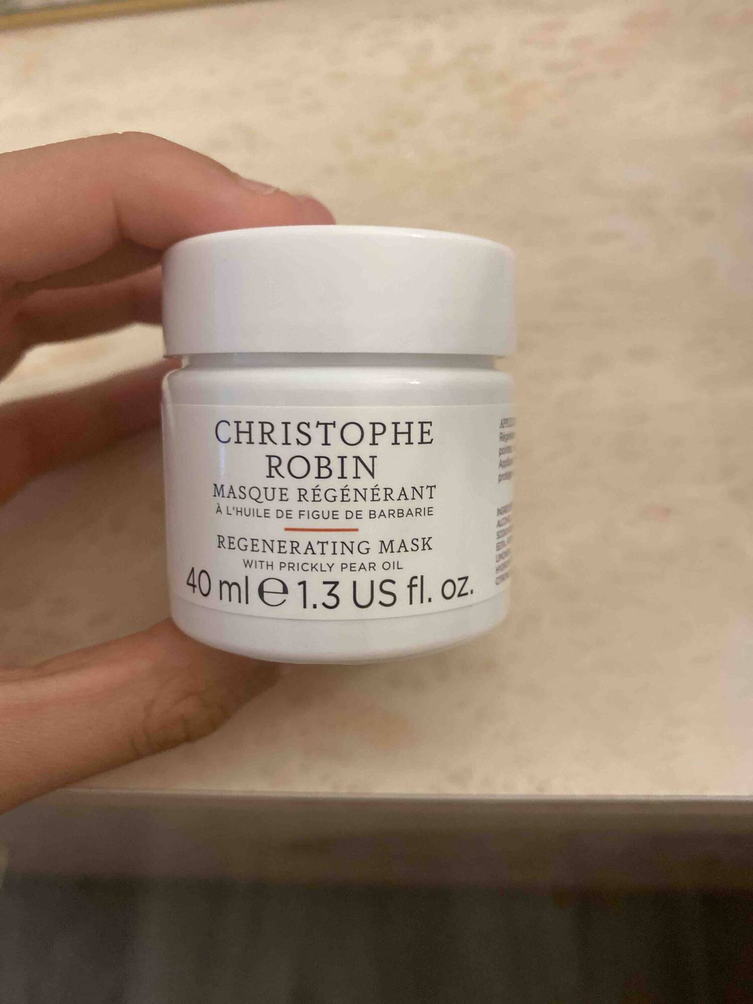 CHRISTOPHE ROBIN - Masque régénerant à l'huile de figue de barbarie