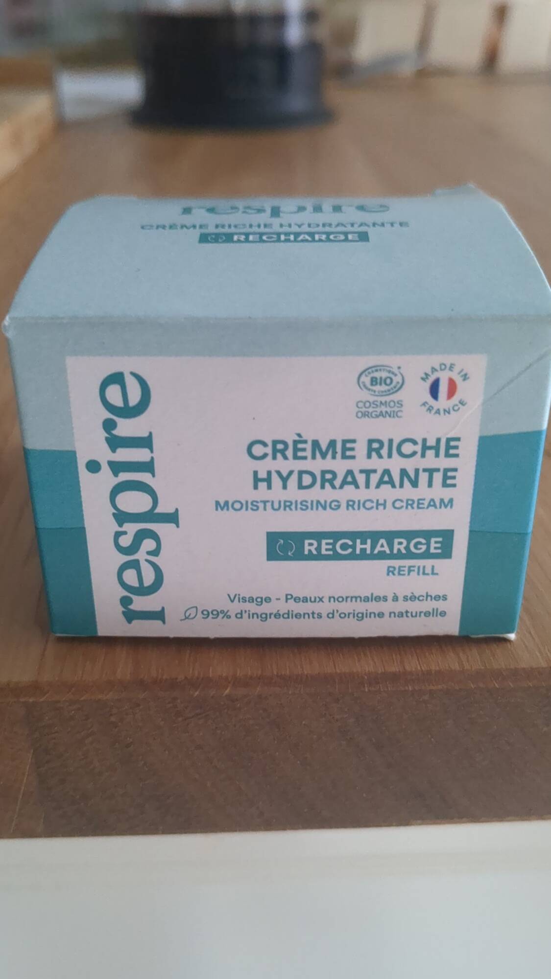 RESPIRE - Crème riche hydratante