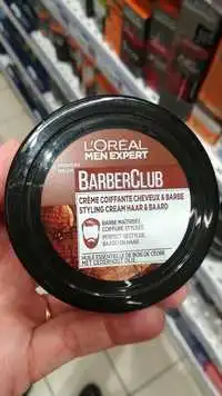 L'ORÉAL PARIS - Men expert BarberClub - Crème coiffante cheveux & barbe