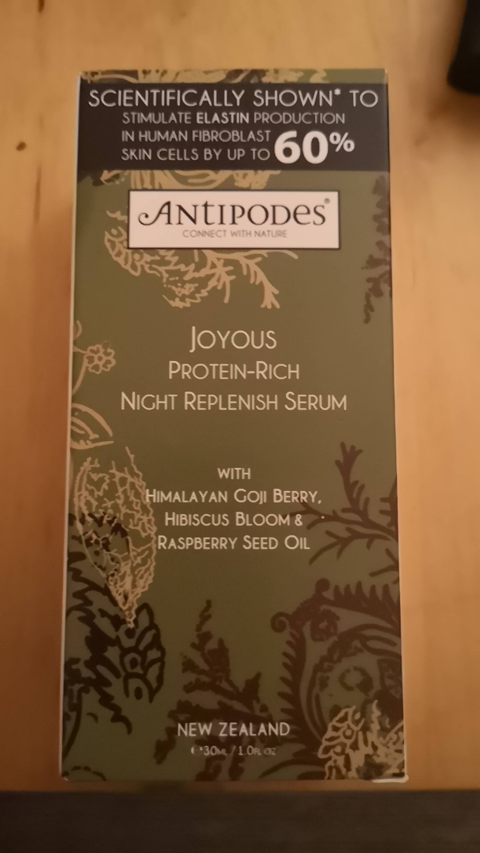 ANTIPODES - Joyous Protein-rich night replenish serum