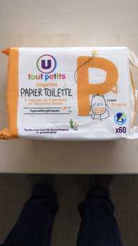 U TOUT PETITS - Lingettes papier toilette
