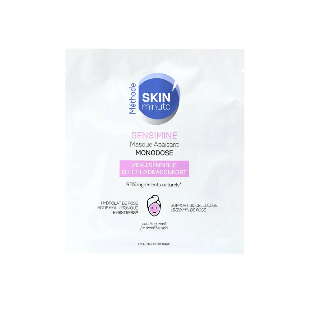 SKIN MINUTE - SKIN'minute  Sensimine  Masque Apaisant MONODOSE