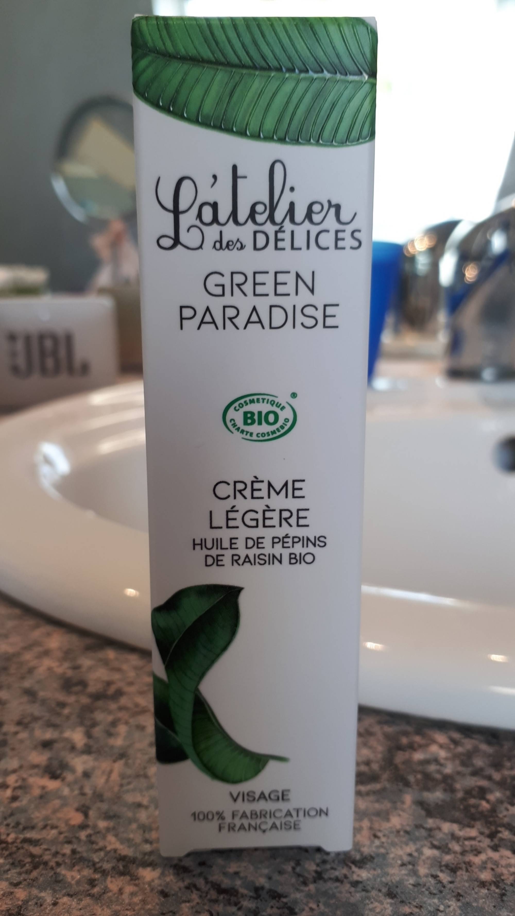 L'ATELIER DES DÉLICES - Green Paradise - Crème légère