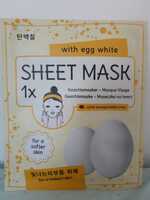 MASCOT EUROPE - Sheet mask with egg white