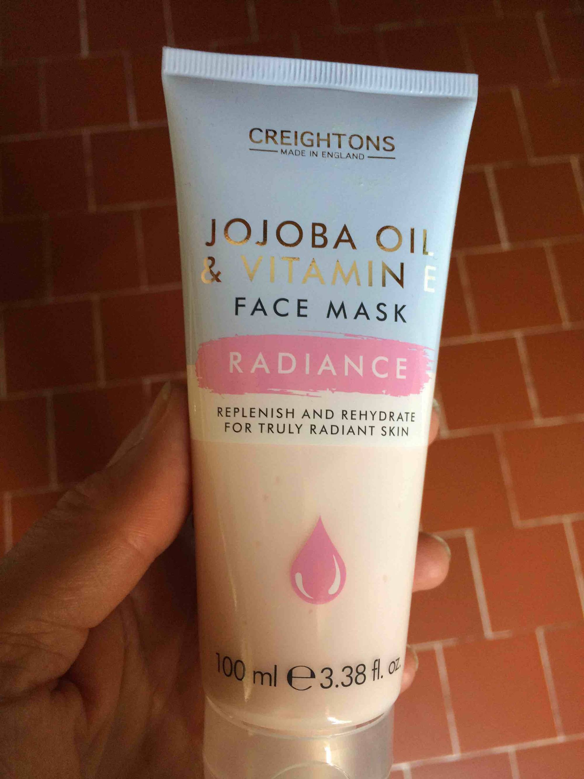 CREIGHTONS - Jojoba oil & vitamine E - Face mask radiance