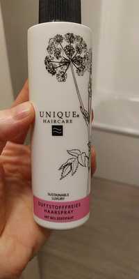 UNIQUE - Sustainable luxury - Duftstoffreies haarspray