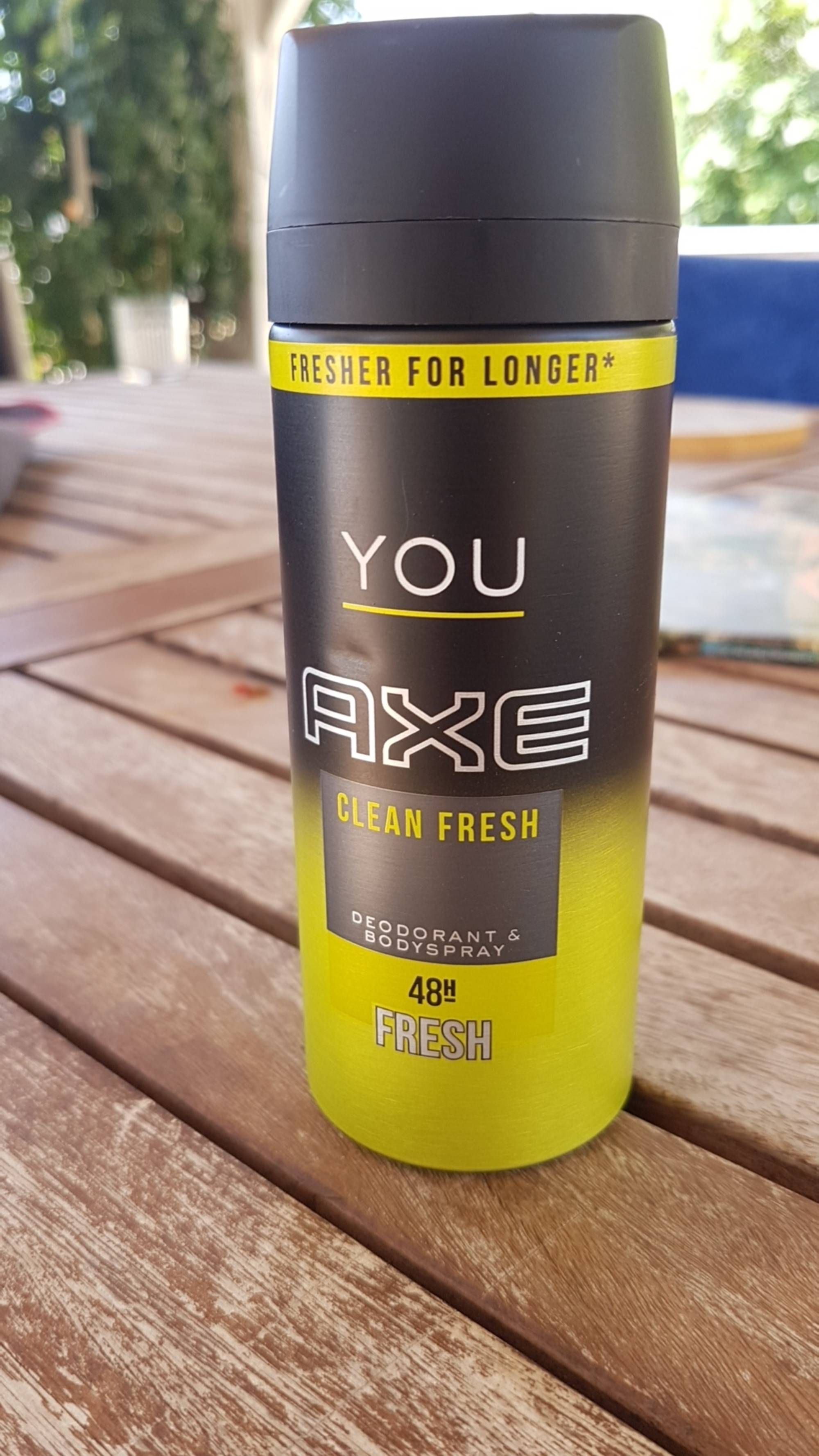 AXE - You clean fresh - Déodorant & body spray 48h
