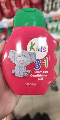 DELIPLUS - Kids 3 en 1 shampoo conditioner gel