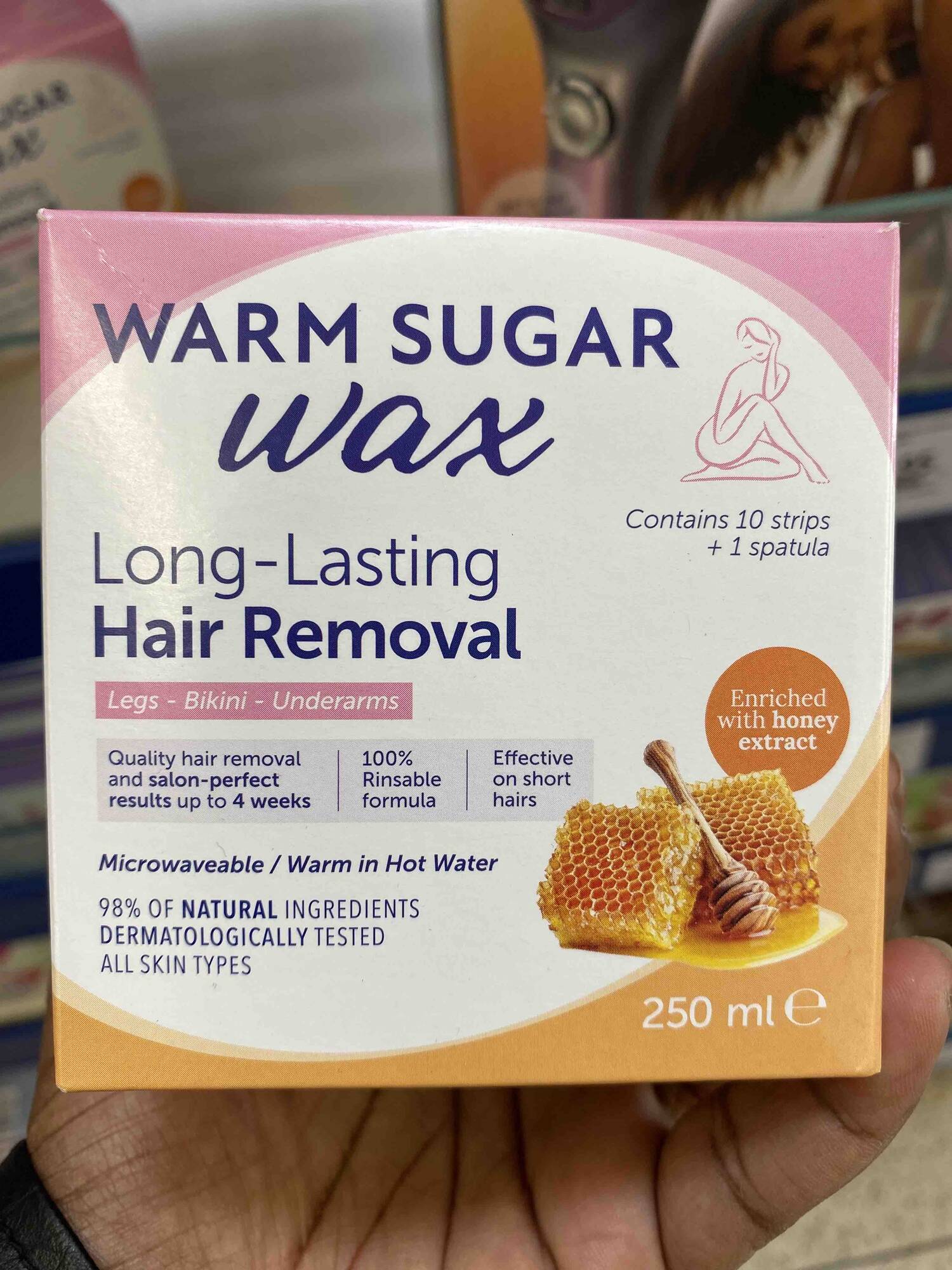 WARM SUGAR WAX - Long-lasting hair removal 
