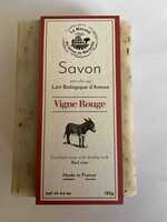 LA MAISON DU SAVON DE MARSEILLE - Vigne rouge - Savon enrichi au lait biologique d'anesse