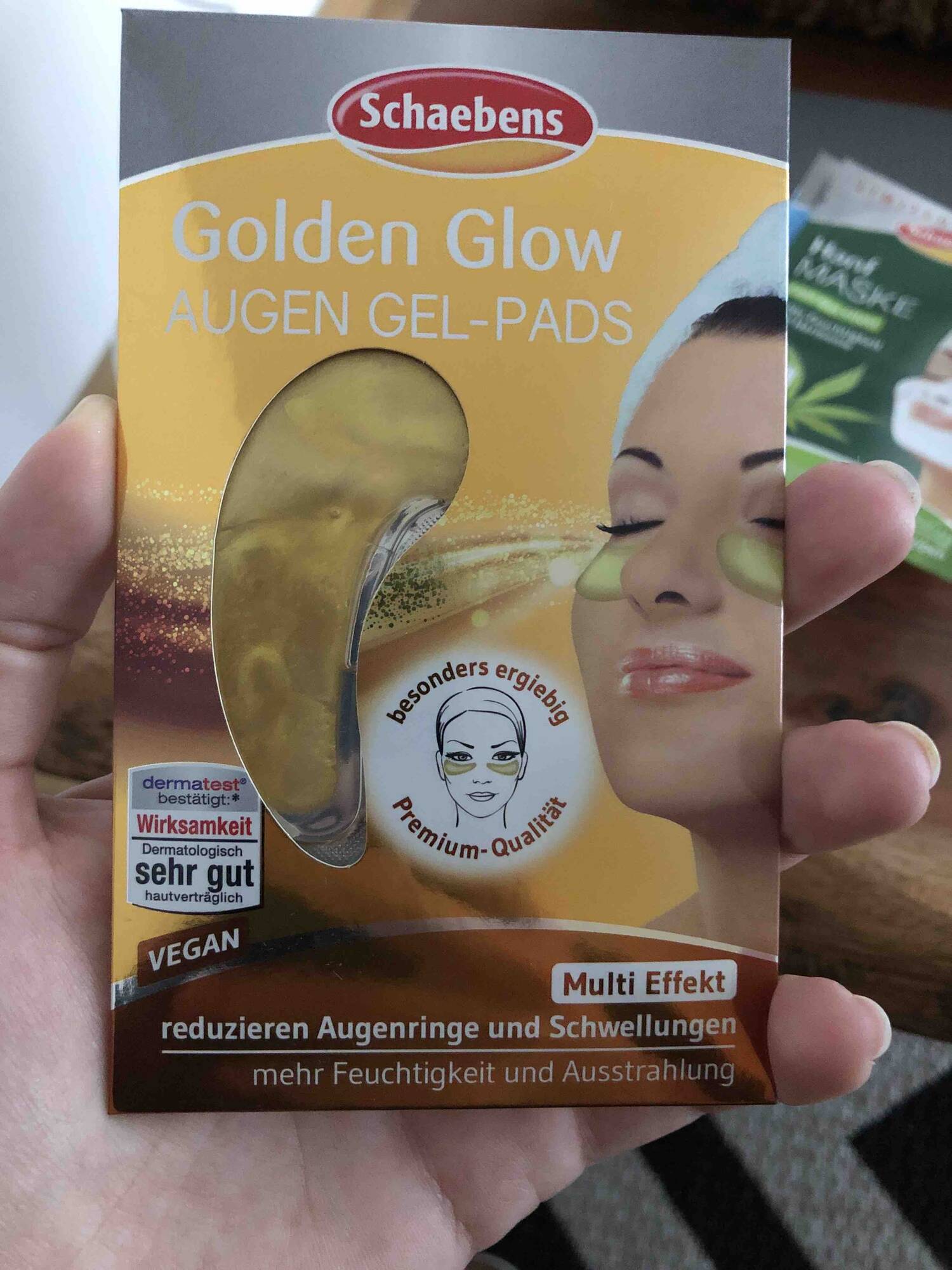 SCHAEBENS - Golden glow - Augen gel-pads