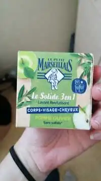LE PETIT MARSEILLAIS - Pomme olivier - Le solide 3 en 1