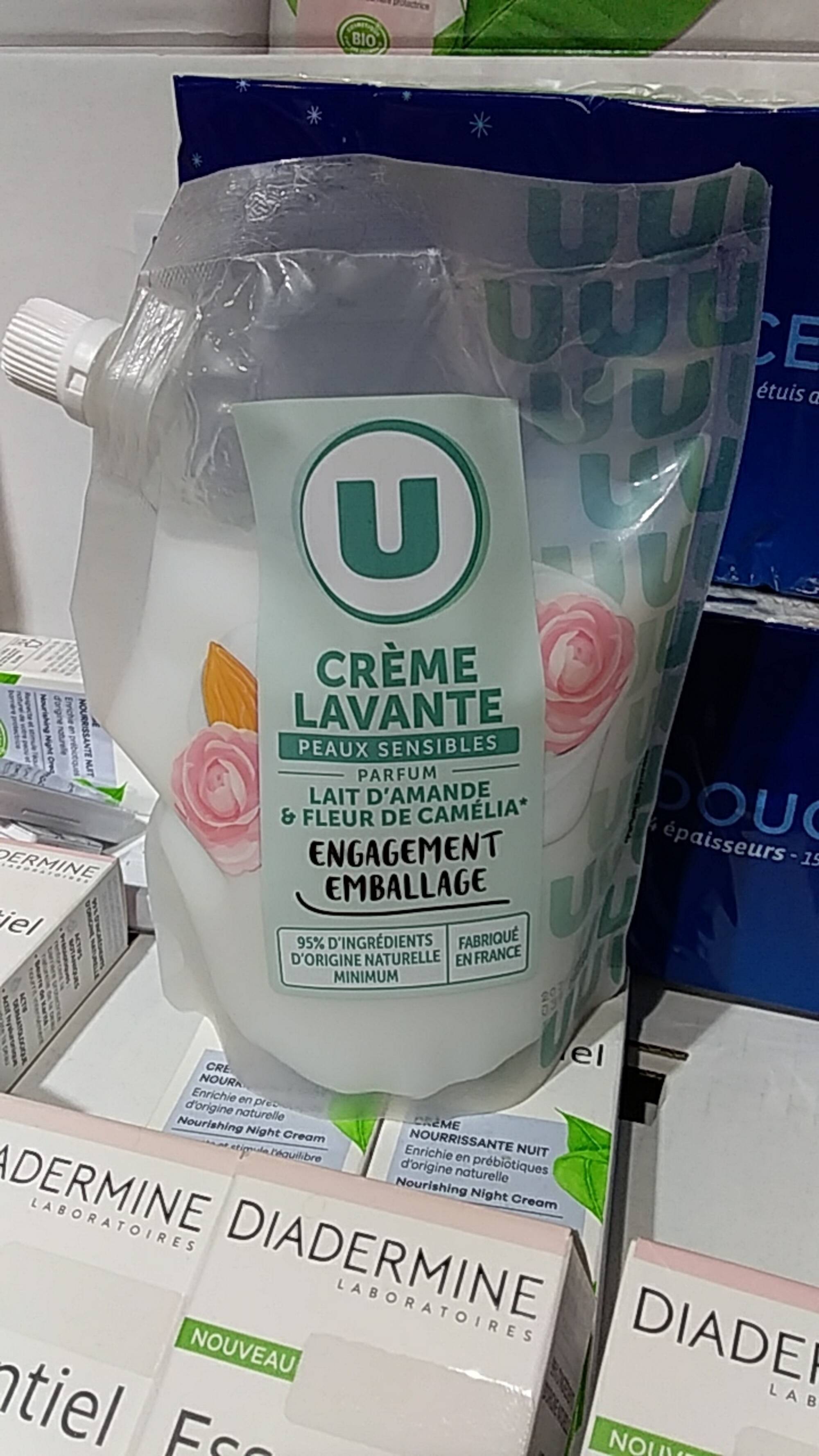 U - Crème lavante peaux sensibles