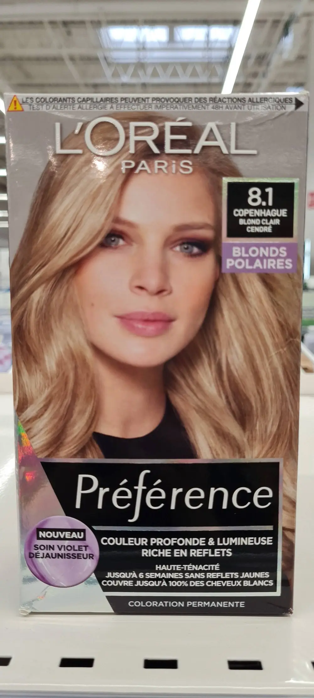 L'ORÉAL PARIS - Blonds polaires préférence - Coloration permanente 8.1 copenhague