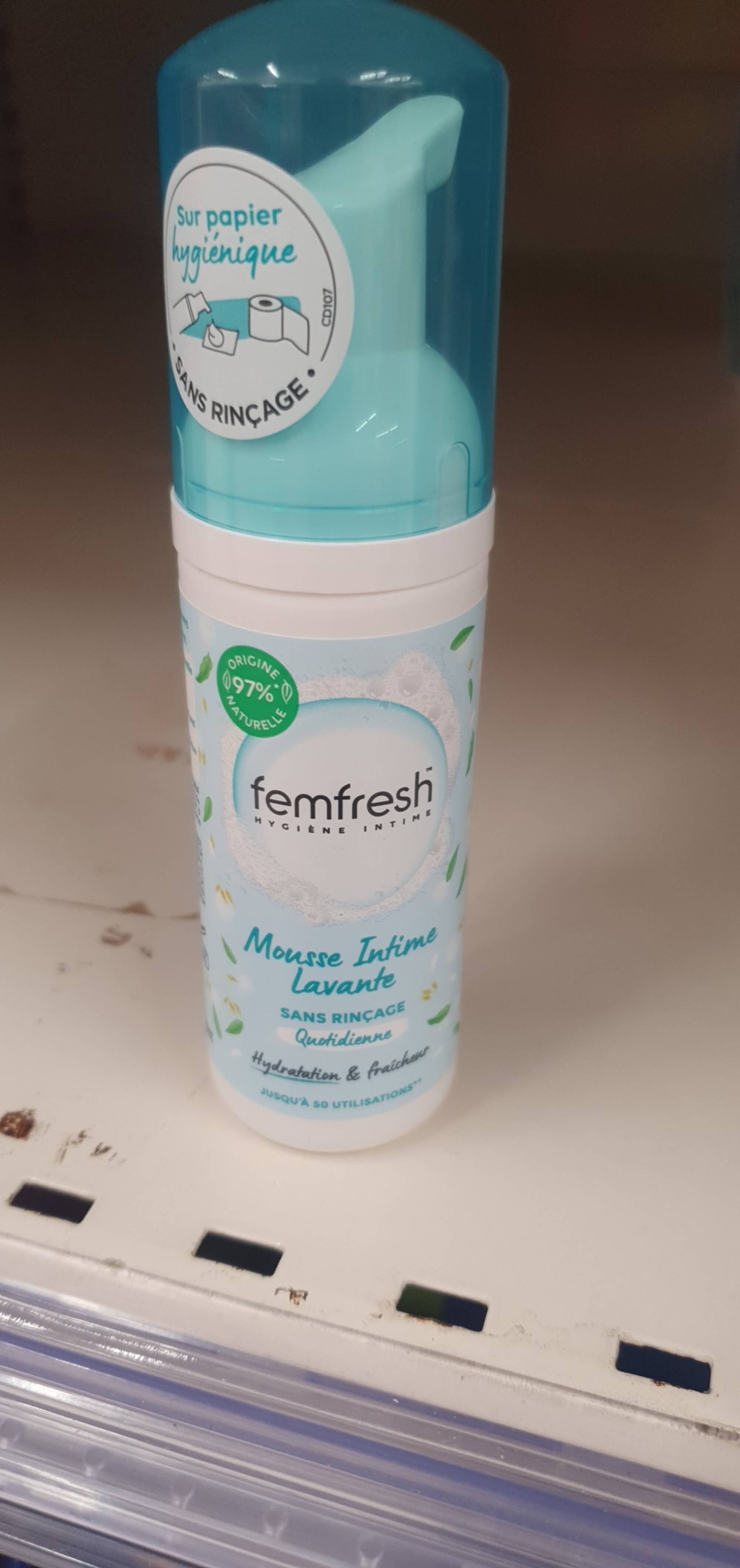 FEMFRESH - Mousse intime lavante