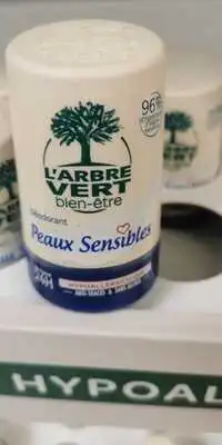 L'ARBRE VERT - Déodorant peaux sensibles 24 H