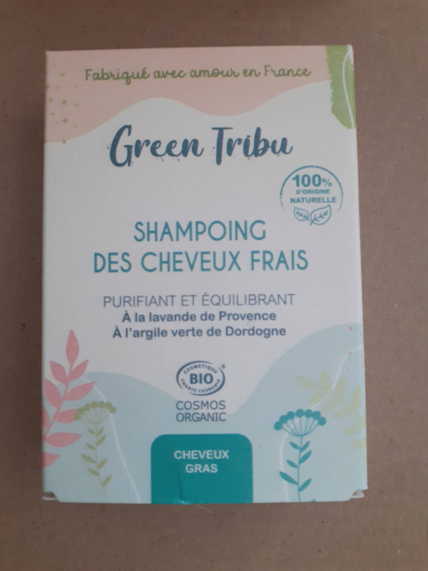 GREEN TRIBU - Shampoing solide des cheveux frais