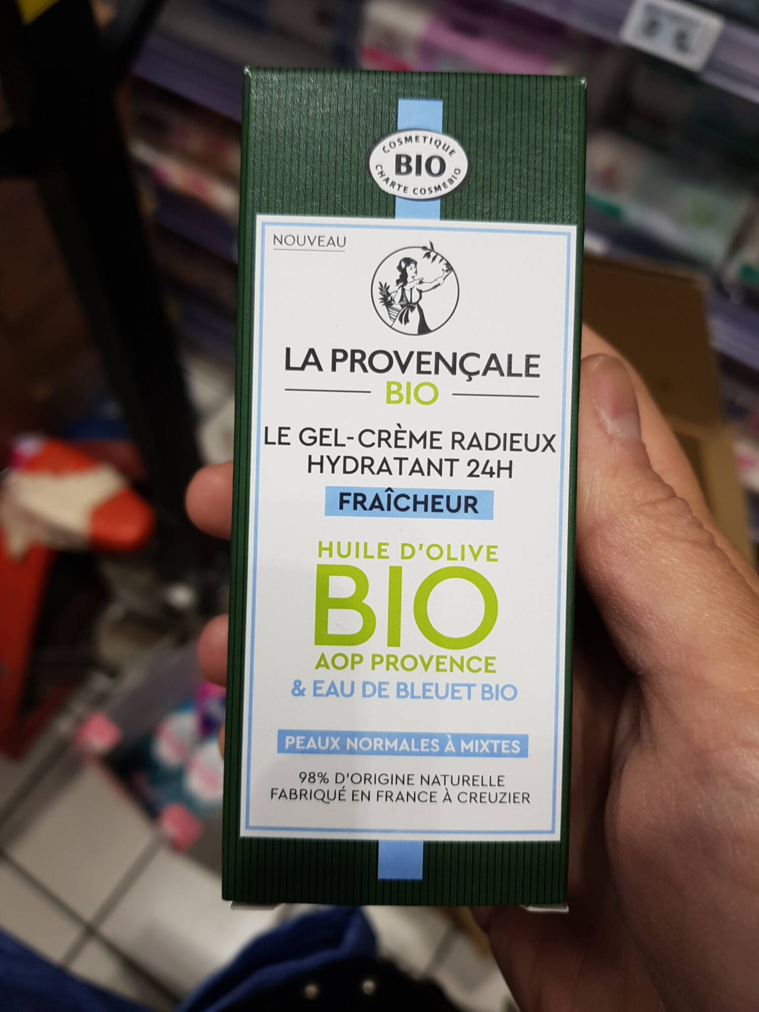 LA PROVENÇALE - Gel crème radieux hydratant 24h fraîcheur bio
