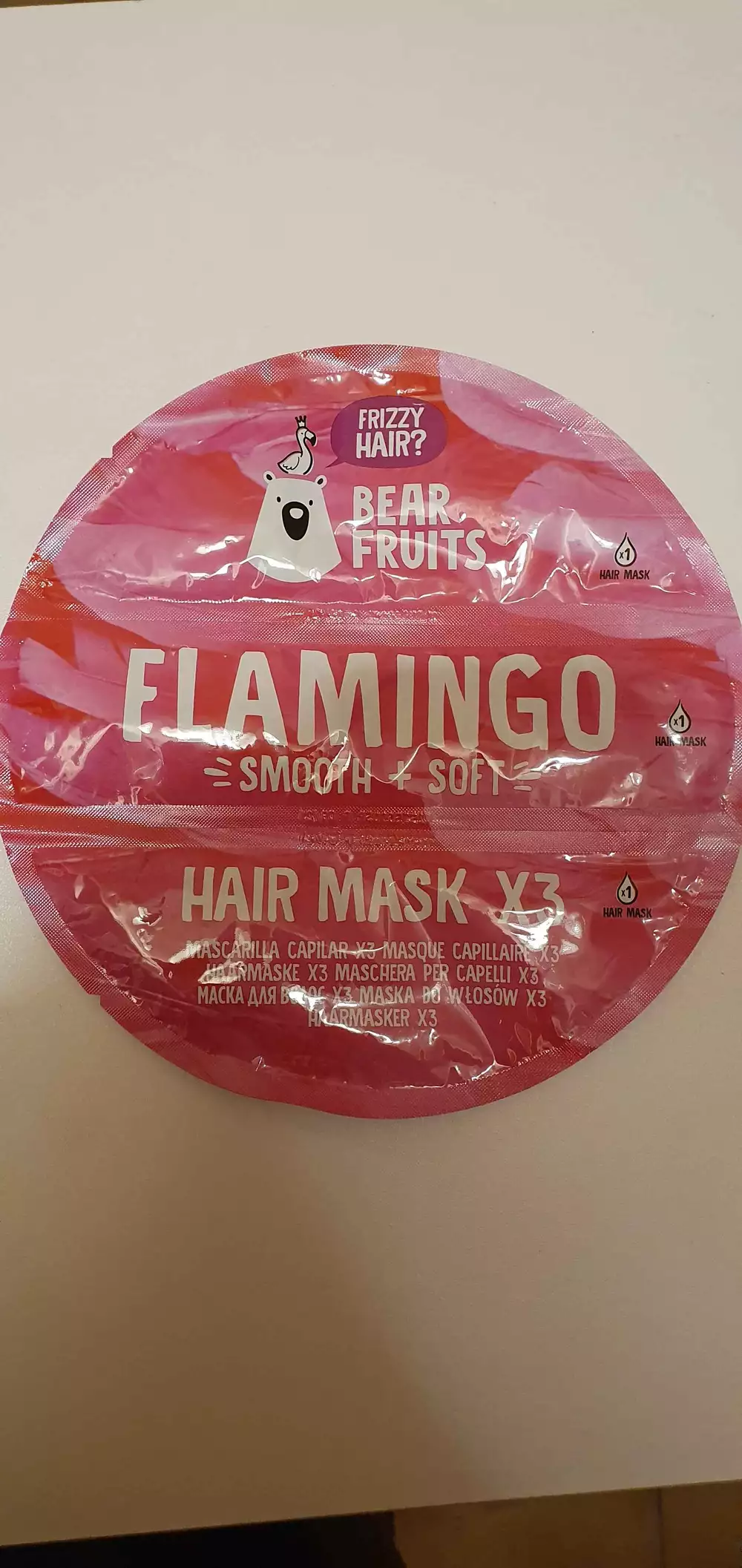 BEAR FRUITS - Flamingo - Hair mask x3