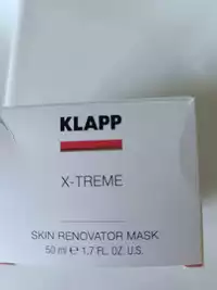 KLAPP - X-treme - Skin renovator mask