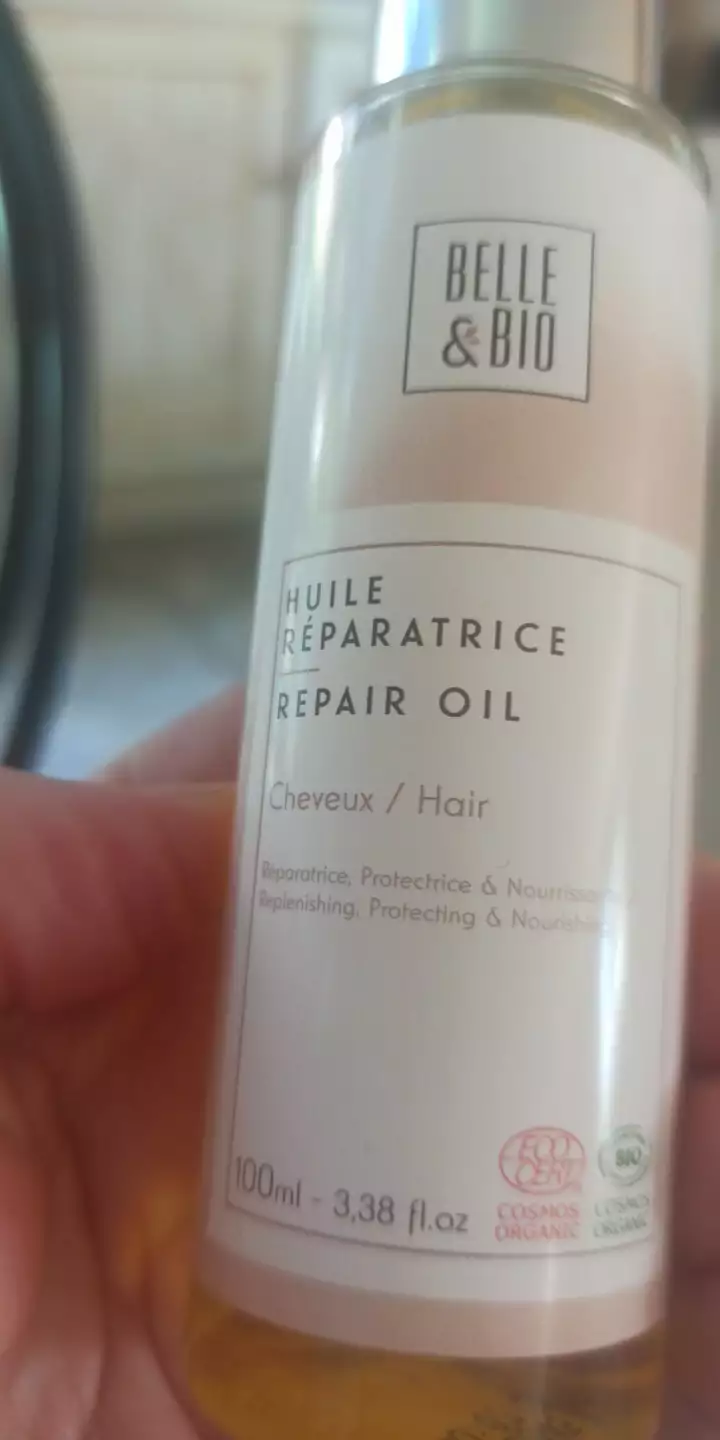 BELLE & BIO - Huile réparatrice cheveux