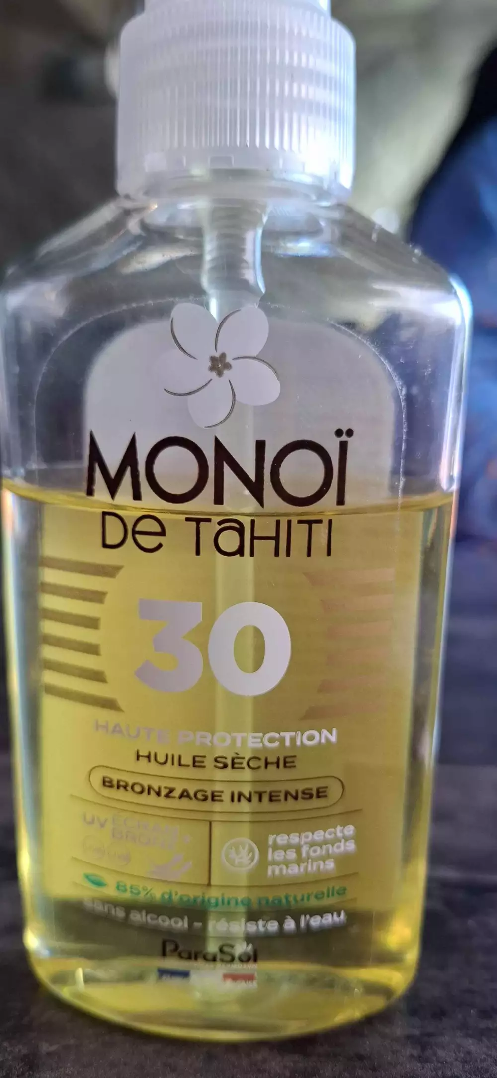 PARASOL - Monoï de Tahiti - Huile sèche bronzage intense spf30