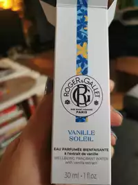ROGER & GALLET - Vanille soleil - Eau parfumée bienfaisante