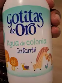 GOTITAS DE ORO - Agua de colonia infantil