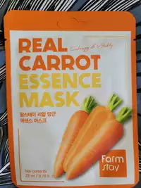 FARM STAY - Real carrot essence mask